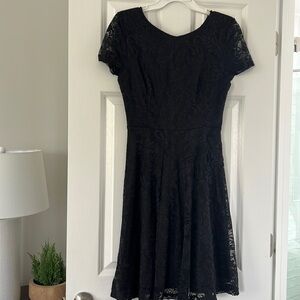 Black lace dress